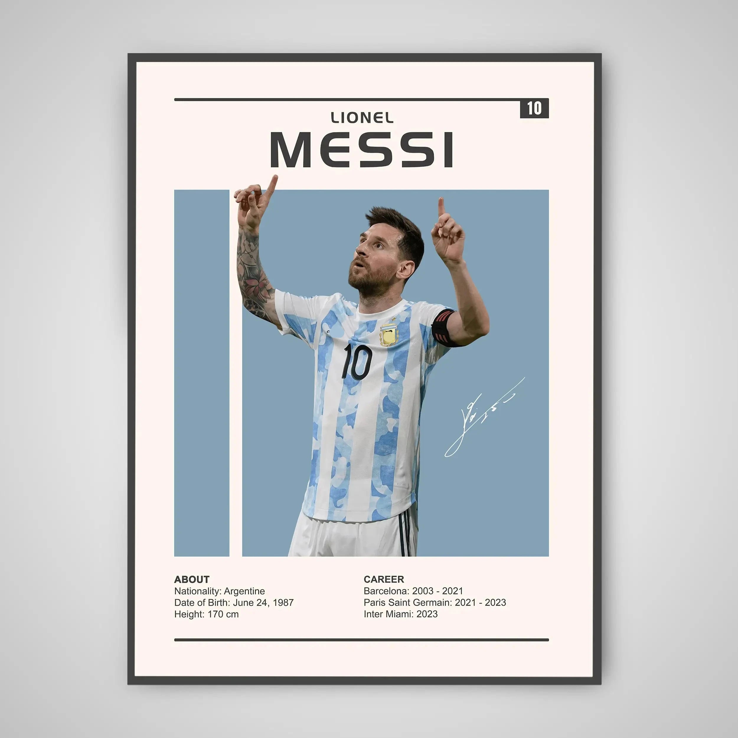 Canvas Légende Football Grand Format — accessoire supporter équipe de France