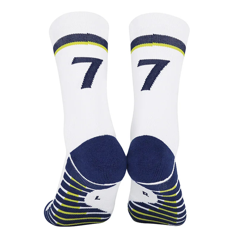 Chaussettes Foot Numéros Légendes — accessoire supporter équipe de France