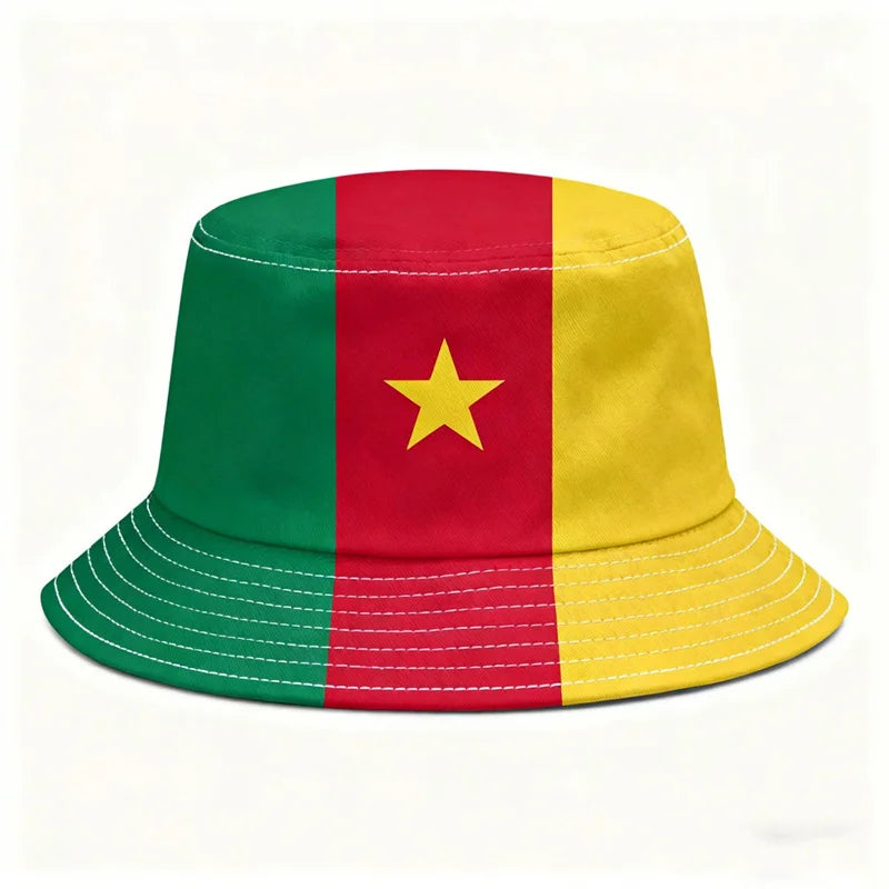 Bob Réversible Drapeaux Nations — accessoire supporter équipe de France