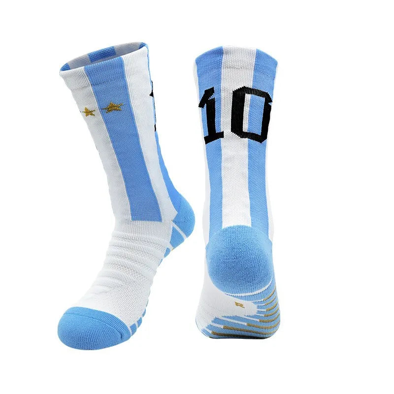 Chaussettes Foot Numéros Légendes — accessoire supporter équipe de France