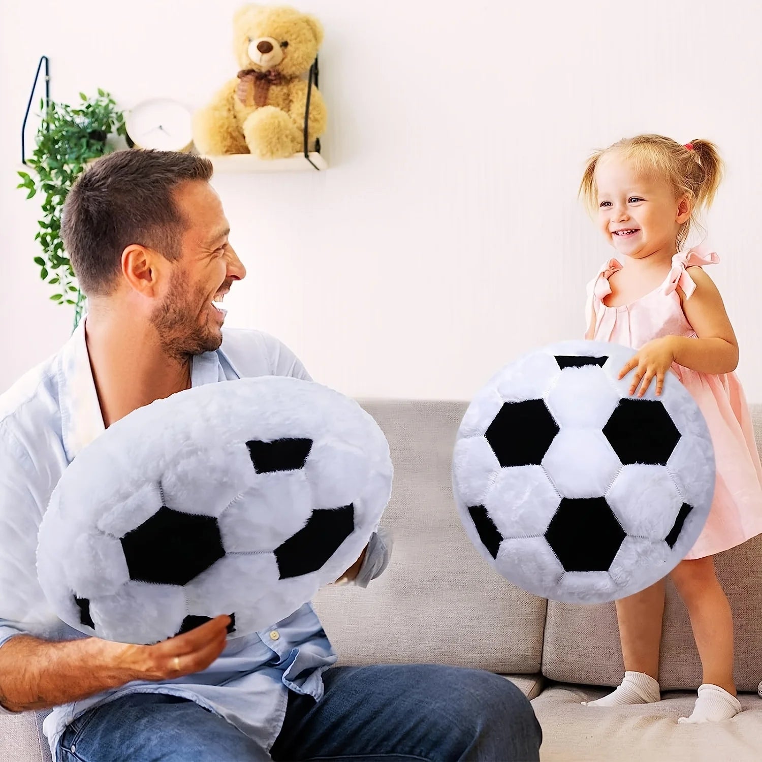 Coussin Décor Football — soirée match France