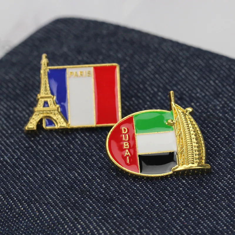 Broche Pin's Drapeau France — accessoire supporter équipe de France