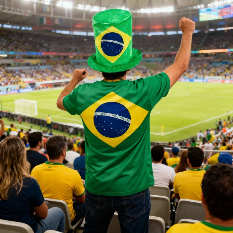 Chapeau Haut-de-Forme Football — accessoire supporter équipe de France