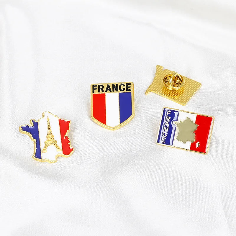 Broche Pin's Drapeau France — soirée match France