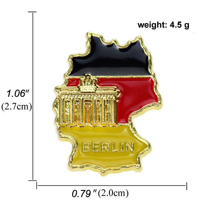 Broche Pin's Drapeau France — accessoire supporter équipe de France