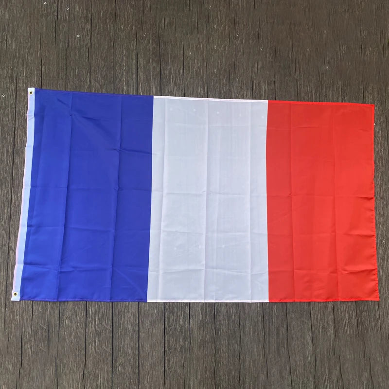 Bannière Drapeau France 90×150 cm — accessoire supporter équipe de France