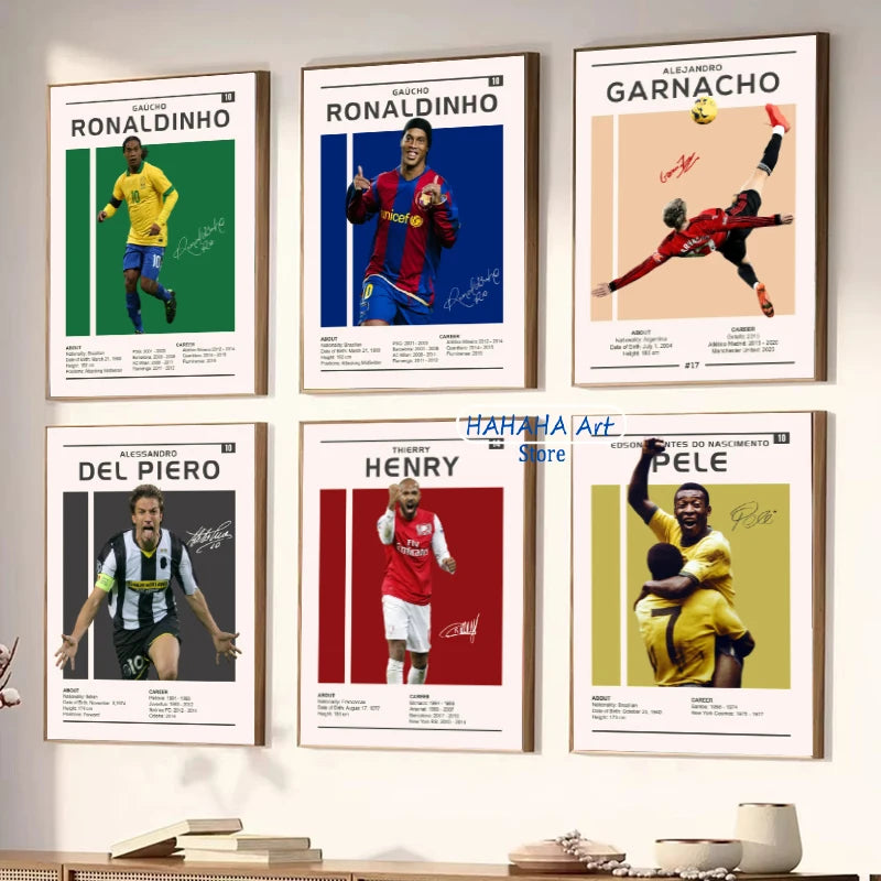 Canvas Légende Football Grand Format — soirée match France
