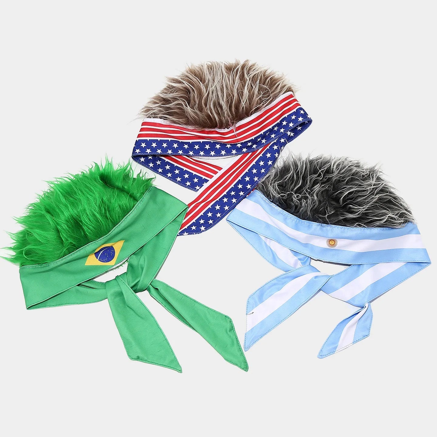Bandeau Perruque Supporter — soirée match France