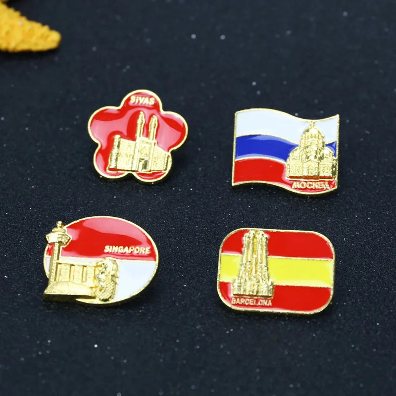 Broche Pin's Drapeau France — accessoire supporter équipe de France