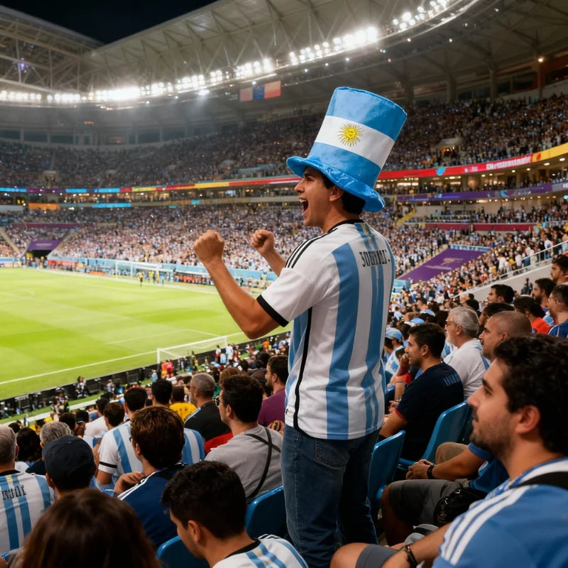 Chapeau Haut-de-Forme Football — accessoire supporter équipe de France