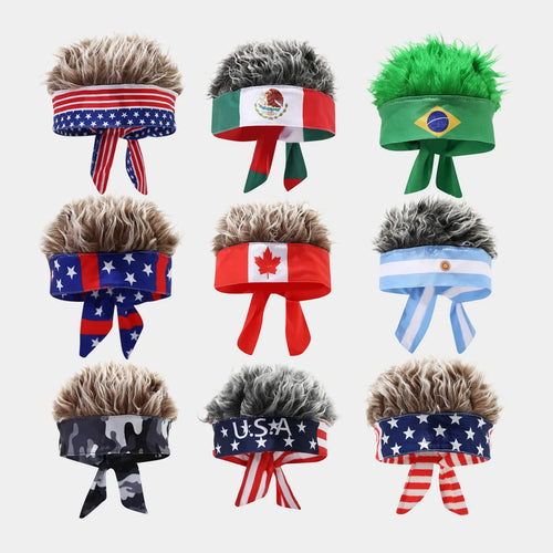 Bandeau Perruque Supporter — supporter France