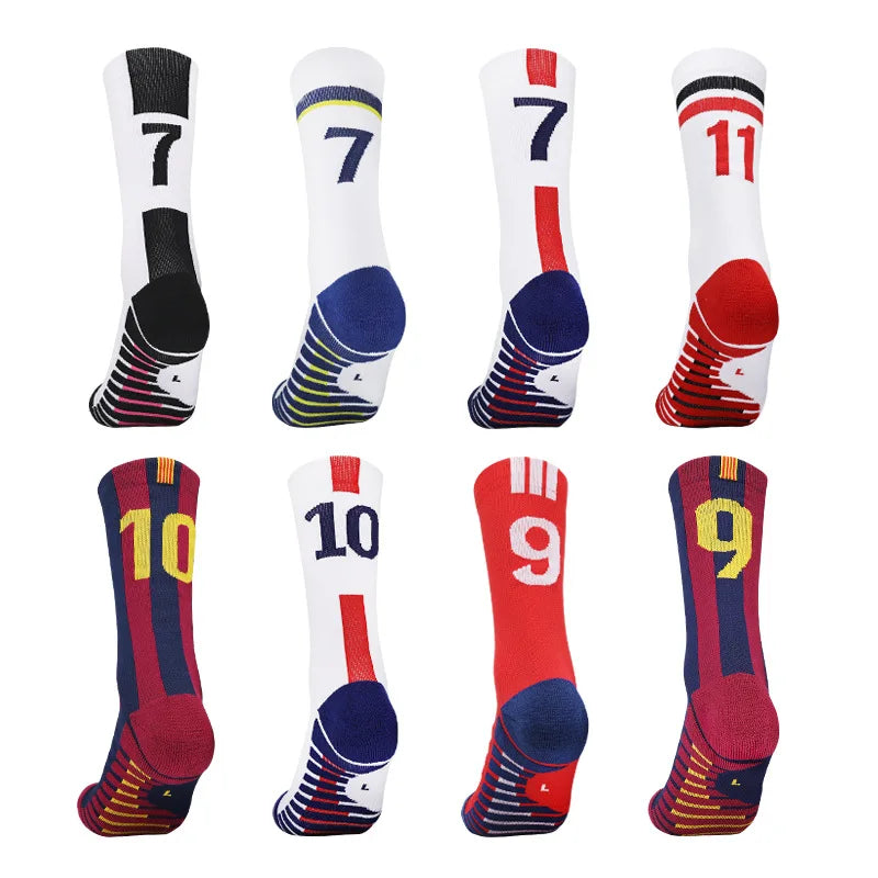 Chaussettes Foot Numéros Légendes — supporter France