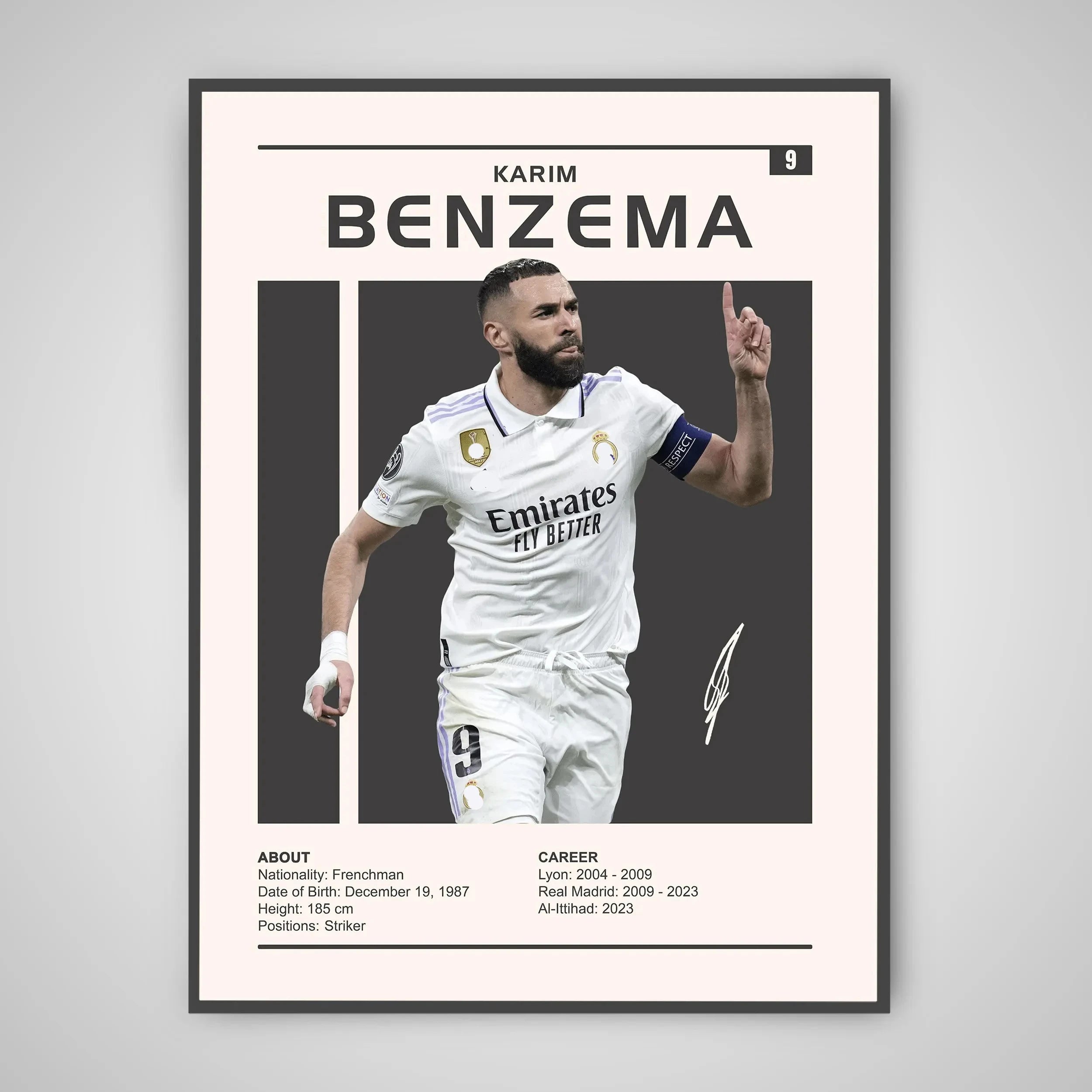 Canvas Légende Football Grand Format — accessoire supporter équipe de France