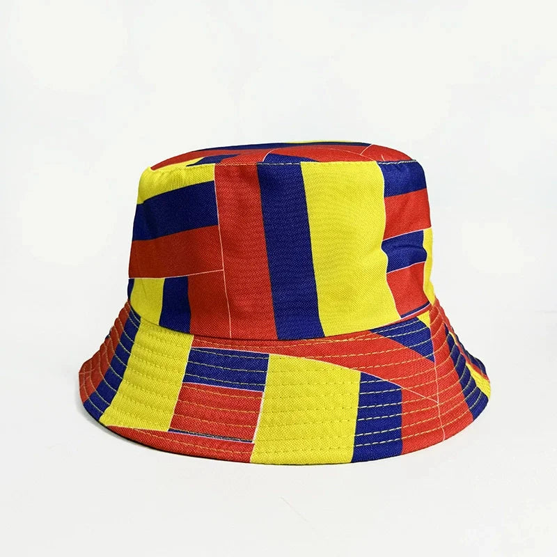 Bob Réversible Drapeaux Nations — accessoire supporter équipe de France
