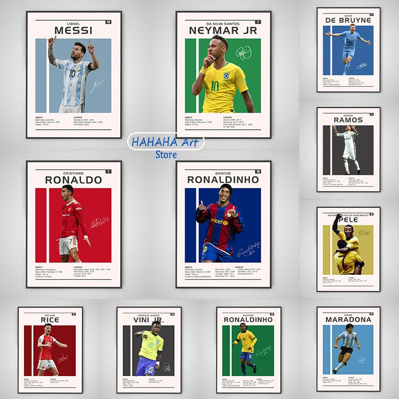 Canvas Légende Football Grand Format — supporter France