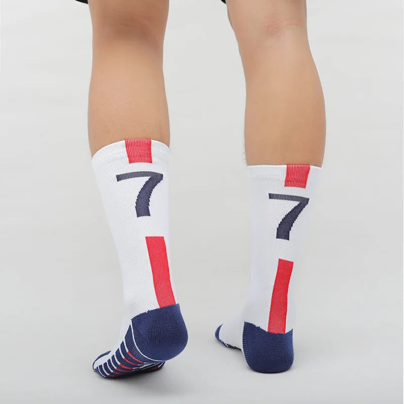 Chaussettes Foot Numéros Légendes — accessoire supporter équipe de France