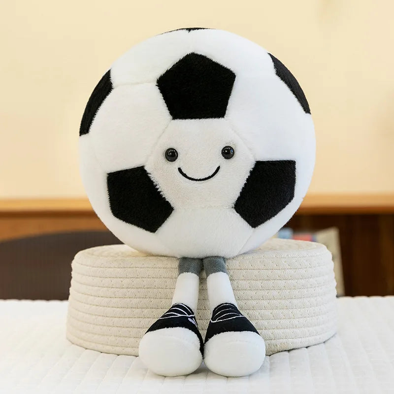Coussin Ballon Foot Peluche — soirée match France