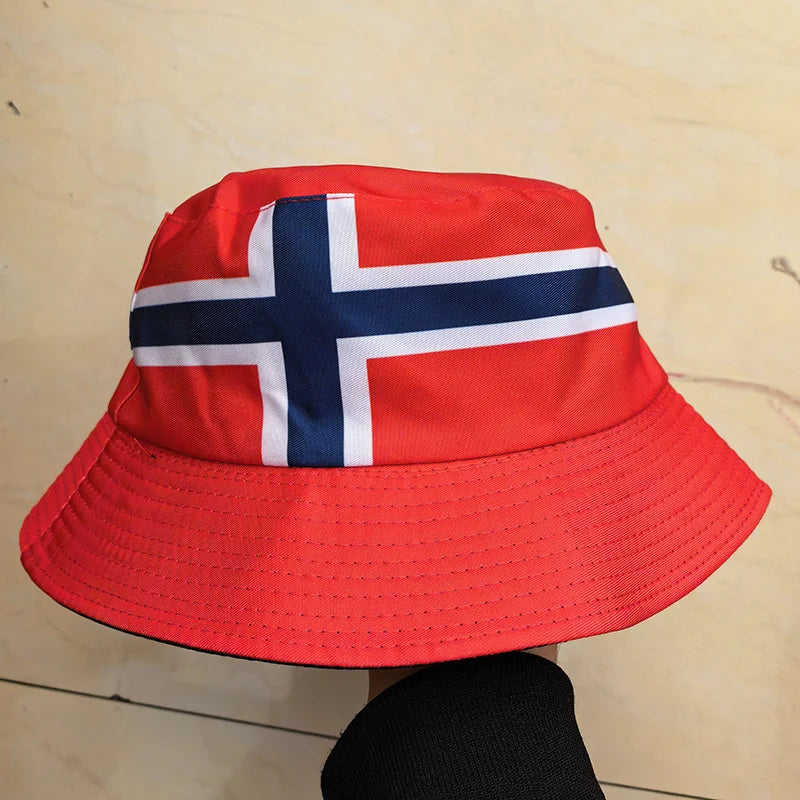 Bob Réversible Drapeaux Nations — accessoire supporter équipe de France