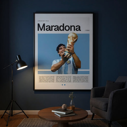 Affiche Football Stars Canvas — soirée match France
